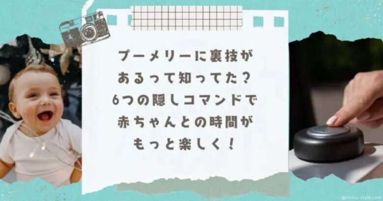 プーメリーに裏技があるって知ってた？6つの隠しコマンドで赤ちゃんとの時間をもっと楽しく！の記事のアイキャッチ画像