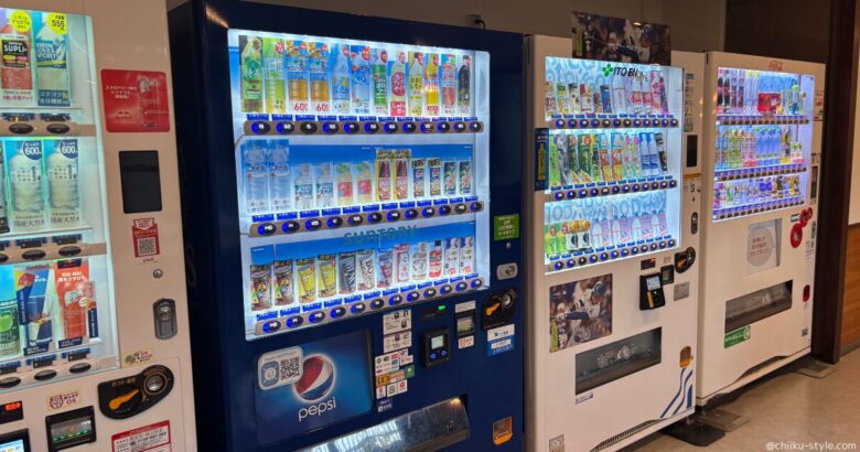 自販機は1階にあります(オリジナル画像)