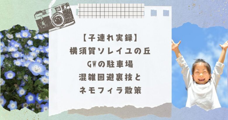 ソレイユの丘のGWの駐車場や混雑を回避する記事のアイキャッチ画像