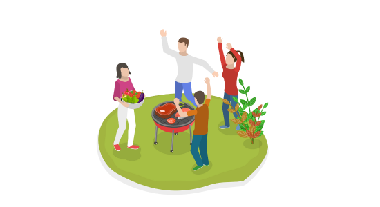 取っ手の金具でうっかり火傷