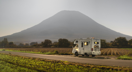 キャンピングカー横断計画は却下